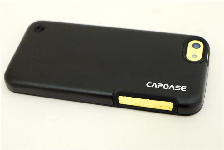 Металлический чехол Capdase Alumor Jacket Sider Elli для Apple iPhone 5C - черный