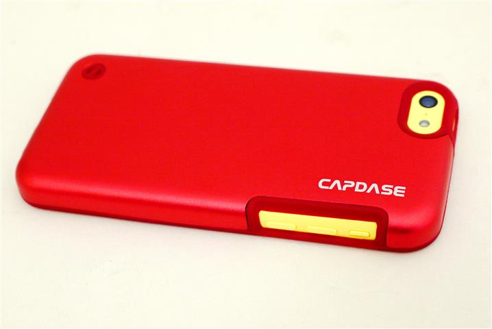 Металлический чехол Capdase Alumor Jacket Sider Elli для Apple iPhone 5C - красный