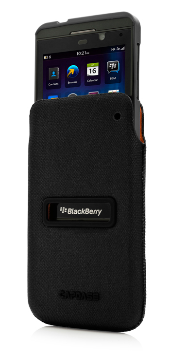 Комплект чехлов CAPDASE для Blackberry Z10 id Pocket Value Set POSH XL - черный