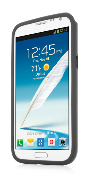 Металлический чехол CAPDASE Alumor Jacket для Samsung Galaxy Note 2 GT-N7100 - серый