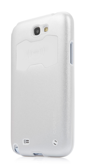 Металлический чехол CAPDASE Alumor Jacket для Samsung Galaxy Note 2 GT-N7100 - серебристый