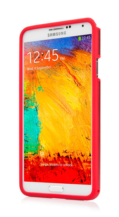 Металлический чехол CAPDASE Alumor Jacket для Samsung Galaxy Note 3 SM-N900 - красный
