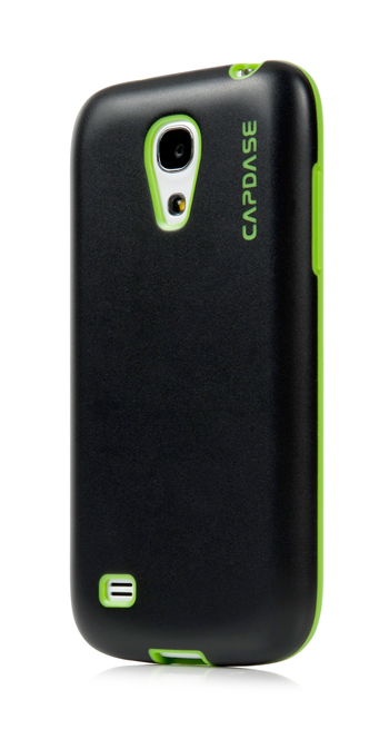 Силиконовый чехол CAPDASE Soft Jacket Vika для Samsung Galaxy S4 Mini GT-I9190 - черно-зеленый Силиконовый чехол CAPDASE Soft Jacket Vika для Samsung Galaxy S4 Mini GT-I9190 - черно-зеленый