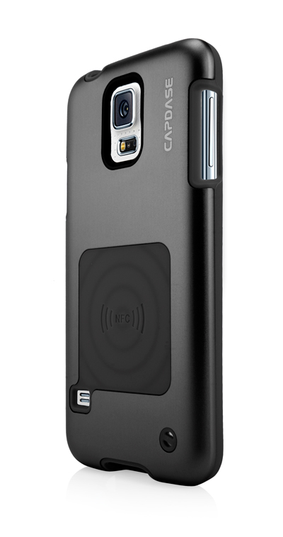 Металлический чехол CAPDASE Alumor Jacket для Samsung Galaxy S5 - черный