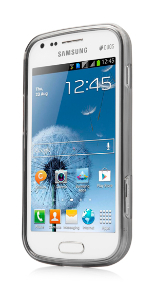 Силиконовый чехол CAPDASE Soft Jacket Xpose для Samsung Galaxy S Duos S7562 - серый