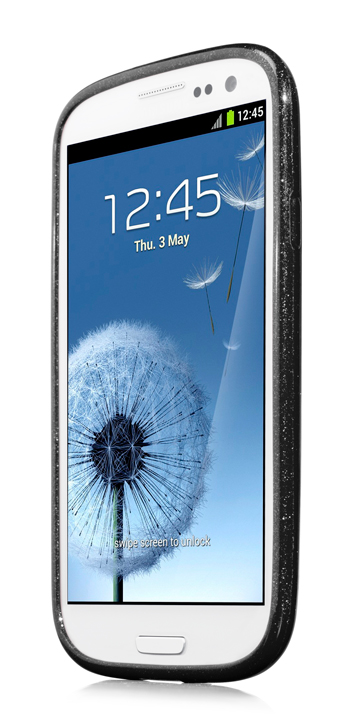 Силиконовый чехол CAPDASE Soft Jacket SPARKO для Samsung Galaxy SIII GT-I9300 - чёрный