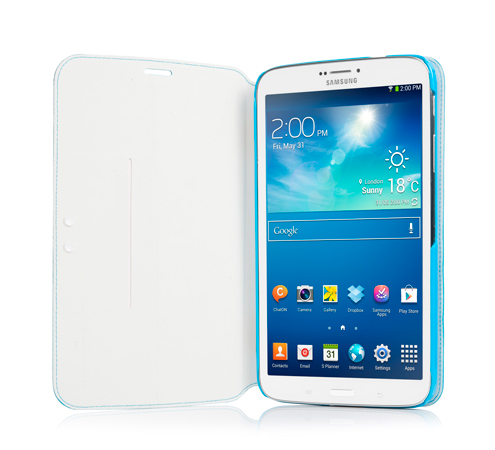 Чехол CAPDASE Folder Case Sider Baco для Samsung Galaxy Tab 3 8.0" T3100 / T3110 - голубой