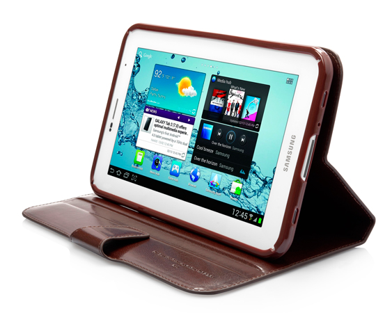 Чехол CAPDASE Folder Case Flipjacket для Samsung Galaxy Tab 2 7.0" Plus P3100 - коричневый