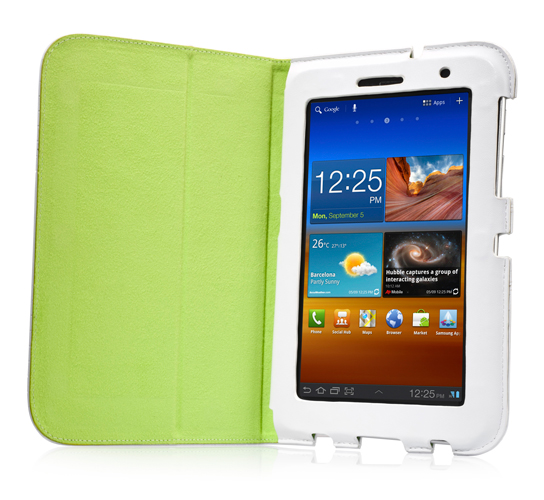 Чехол CAPDASE Protective Case Folio Dot для Samsung Galaxy Tab 7.0" Plus / P6210 / P6200 - белый