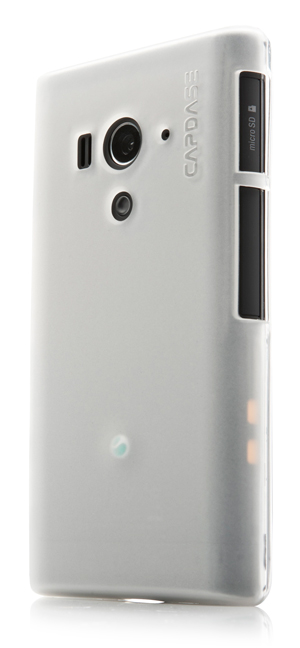 Силиконовый чехол CAPDASE Soft Jacket Xpose for Sony Xperia Acro S - белый