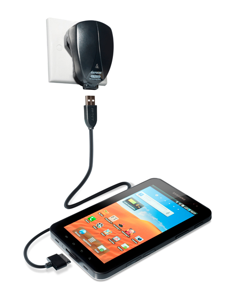 Сетевое зарядное устройство с USB выходом для Samsung Galaxy Tab 7", 10,1" - CAPDASE USB Power Adapter Powerplus