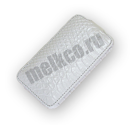 Кожаный чехол Melkco для Apple iPhone 3GS/3G - JT - змеиная кожа - белый