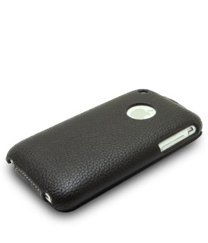 Кожаный чехол Melkco для Apple iPhone 3GS/3G - JT - коричневый