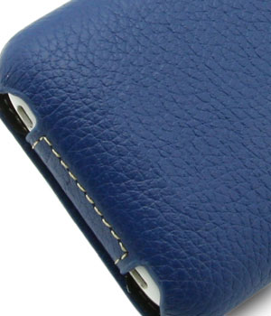 Кожаный чехол Melkco для Apple iPhone 3GS/3G - JT - тёмно-синий