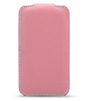 Кожаный чехол Melkco для Apple iPhone 3GS/3G - JT - розовый