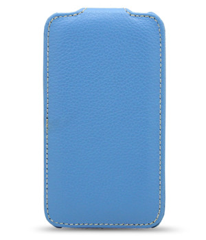Кожаный чехол Melkco для Apple iPhone 3GS/3G - JT - голубой
