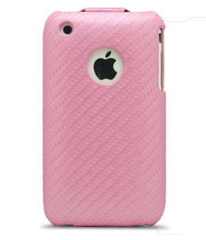 Чехол Melkco для Apple iPhone 3GS/3G - JT - розовый карбон