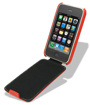 Кожаный чехол Melkco для Apple iPhone 3GS/3G - JT - красный