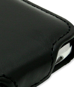 Кожаный чехол Melkco для Apple iPhone 3GS/3G - JT - (Vintage Black) - глянцевый черный 