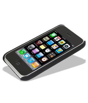 Кожаный чехол крышка Melkco для Apple iPhone 3GS/3G - SC - черный