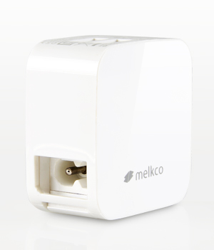 Сетевое зарядное устройство Melkco - T1 (White) с четырьмя сменными штекерами и 2-мя USB выходами