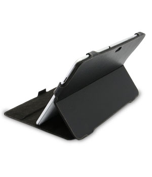 Кожаный чехол Melkco для Samsung Galaxy Tab 10.1" P7500 /  Galaxy Tab 2 10.1" P5100 - Kios Type Ver.2 - чёрный