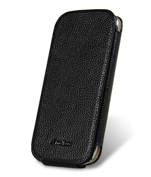 Кожаный чехол Melkco для Samsung Galaxy S3 GT-I9300 - Diary Flip Type - чёрный