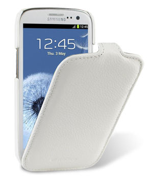 Кожаный чехол Melkco для Samsung Galaxy SIII GT-I9300 / I9308 - Jacka Type - белый