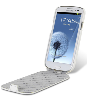 Кожаный чехол Melkco для Samsung Galaxy SIII GT-I9300 / I9308 - Jacka Type - белый