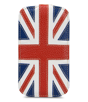 Кожаный чехол Melkco для Samsung Galaxy S4 GT-I9500 - JT - Флаг Великобритании