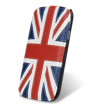 Кожаный чехол Melkco для Samsung Galaxy S4 GT-I9500 - JT - Флаг Великобритании