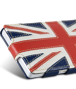 Кожаный чехол Melkco для Sony Xperia Z - Craft Edition JT - флаг Великобритании