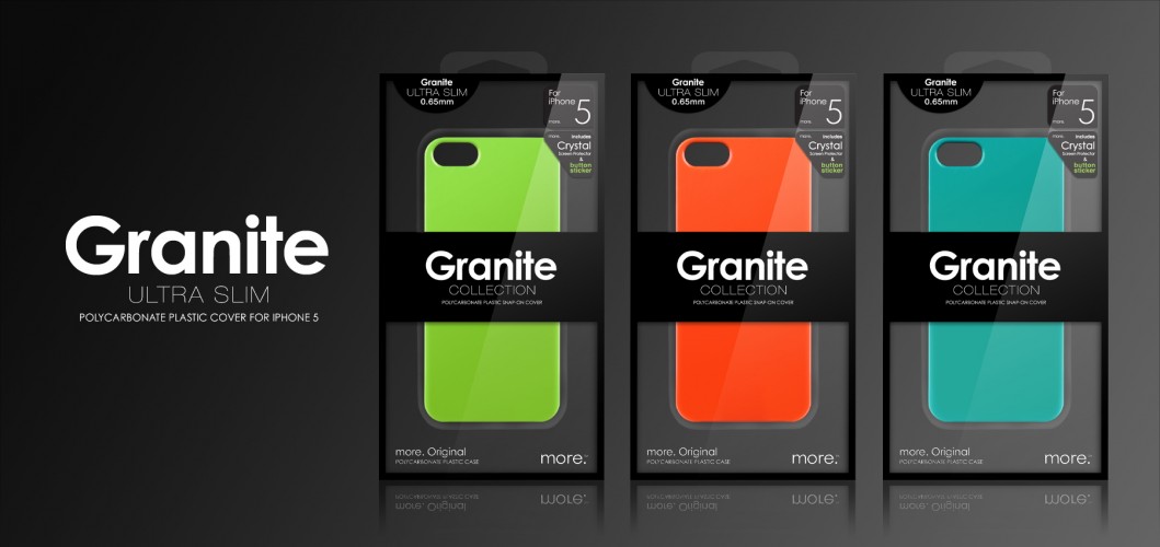 Пластиковый чехол More Granite Ultra Slim для Apple iPhone 5/5S - зеленый
