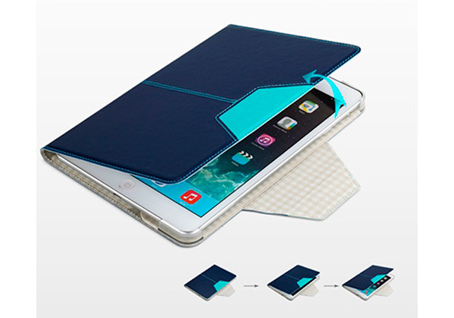 Чехол Rock Excel Series для Apple iPad Mini / Apple iPad Mini с дисплеем Retina - темно-синий