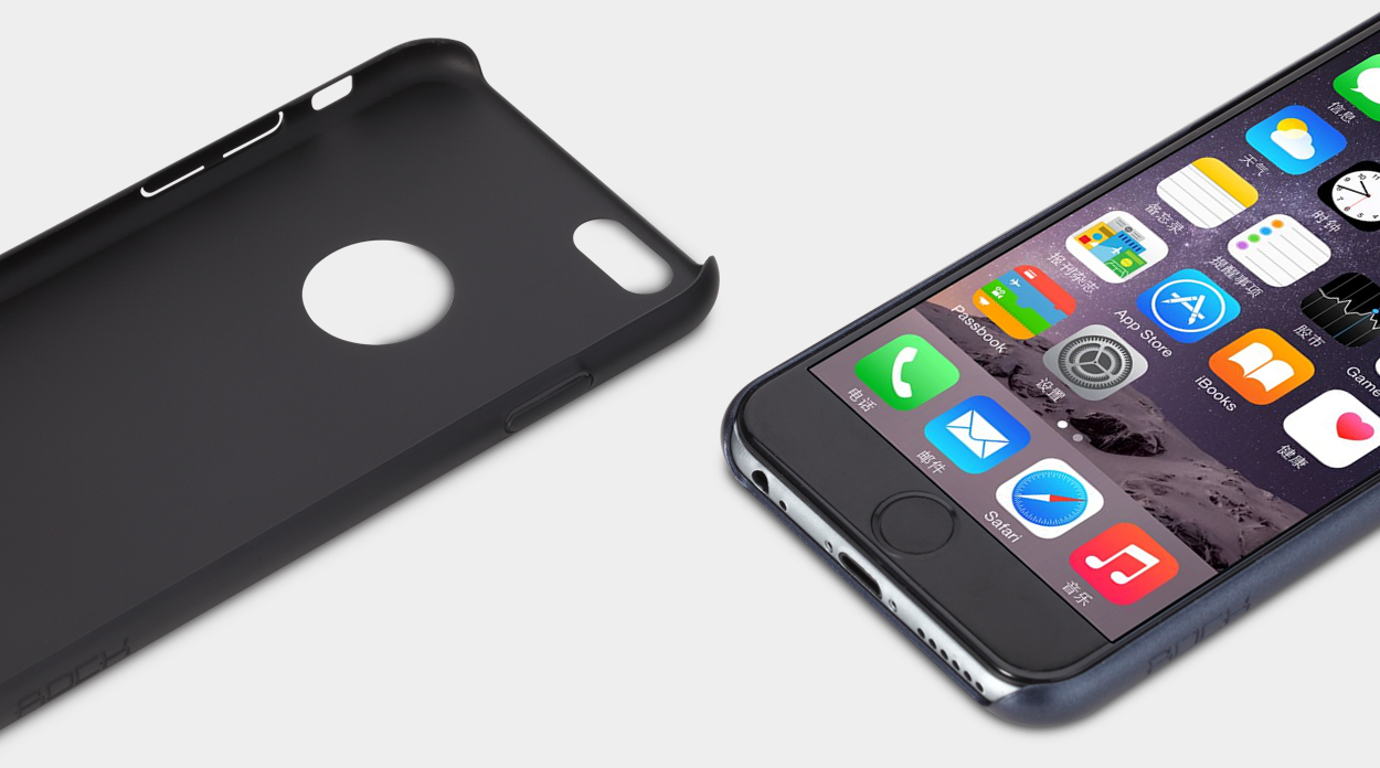 Пластиковый чехол Rock Glory Series для Apple iPhone 6 (4.7") - синий