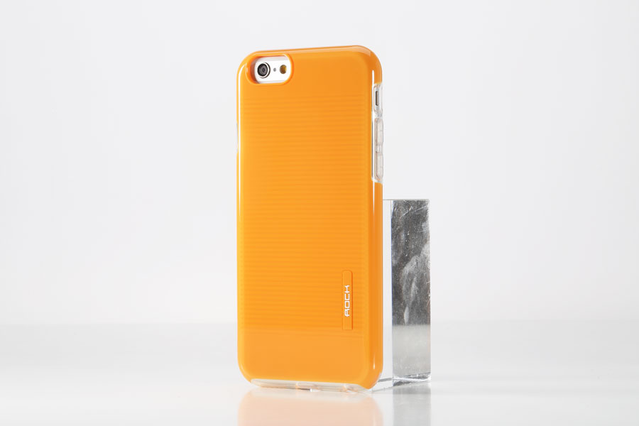 Силиконовый чехол Rock для Apple iPhone 6 (4.7") - оранжевый
