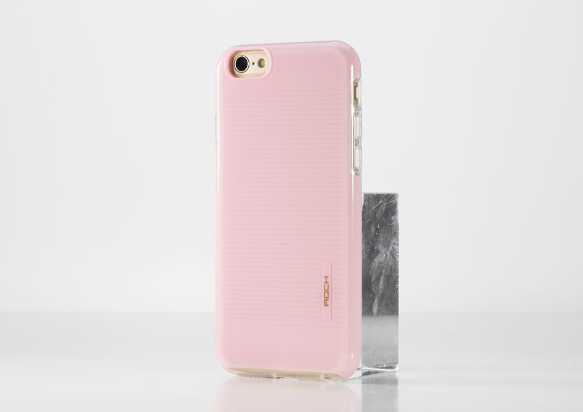 Силиконовый чехол Rock Jello Series для Apple iPhone 6 (4.7") - розовый