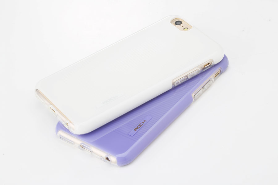 Силиконовый чехол Rock Jello Series для Apple iPhone 6 (4.7") - белый