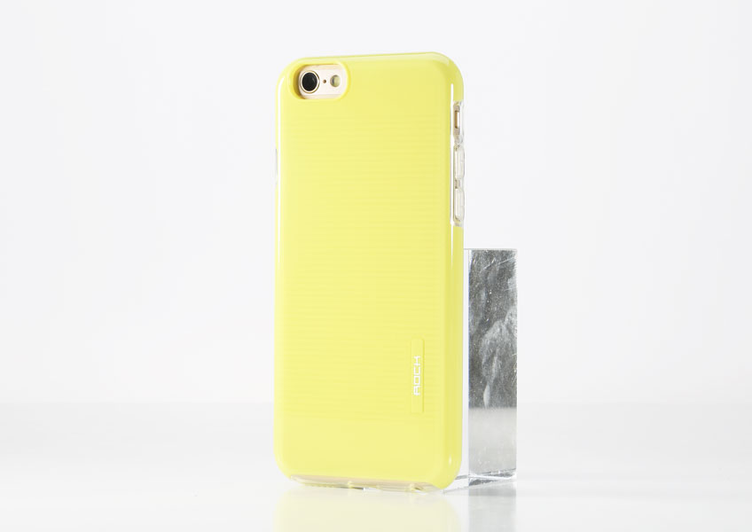 Силиконовый чехол Rock Jello Series для Apple iPhone 6 (4.7") - желтый