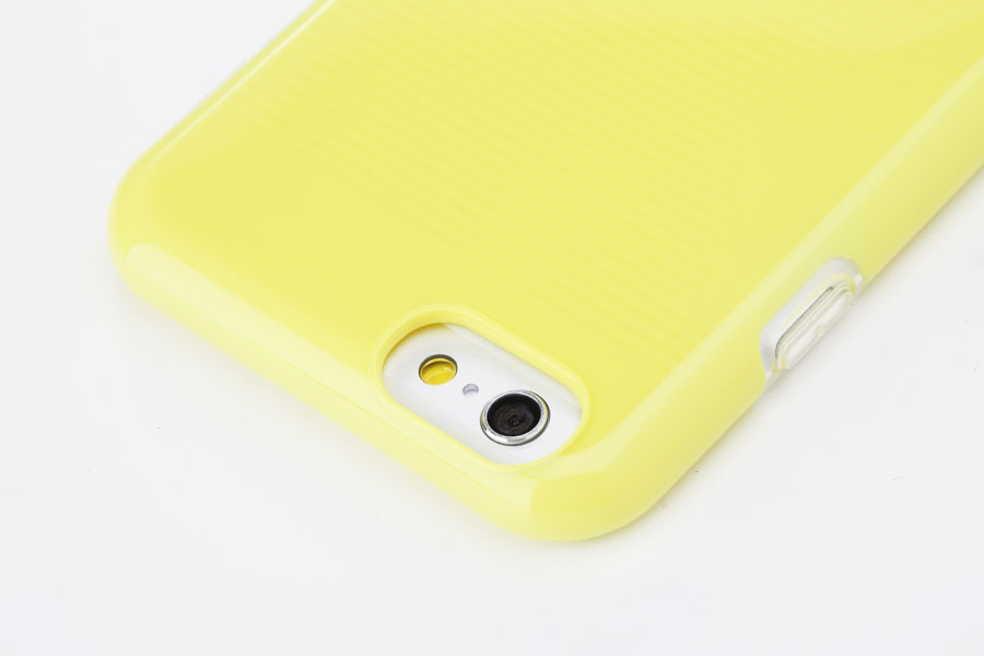 Силиконовый чехол Rock Jello Series для Apple iPhone 6 (4.7") - желтый