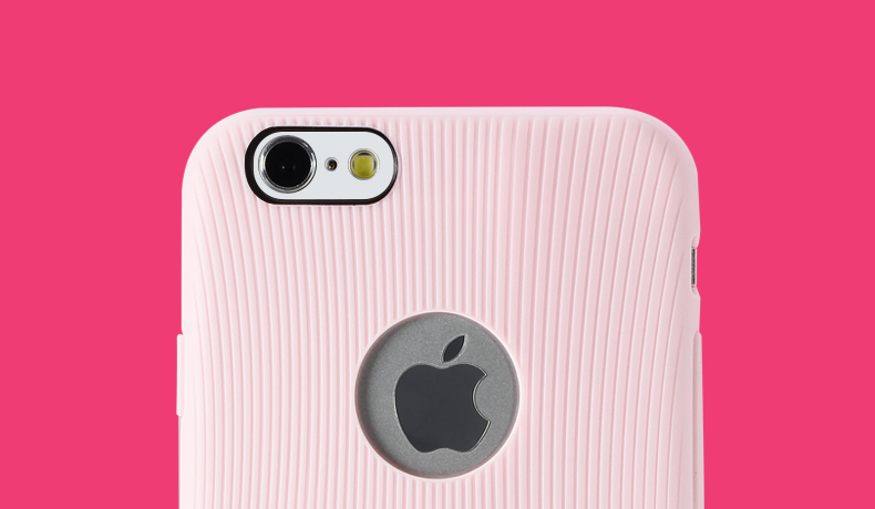 Силиконовый чехол Rock для Apple iPhone 6 (4.7") - розовый