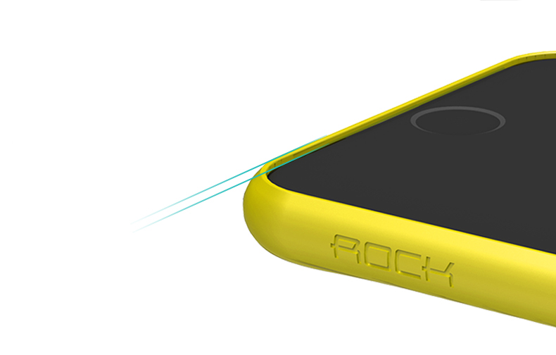 Силиконовый чехол Rock для Apple iPhone 6 (4.7") - желтый