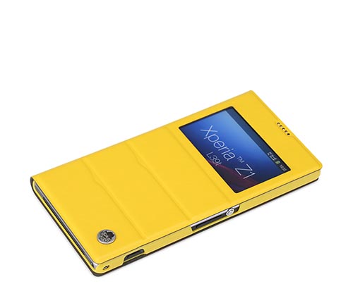 Чехол Rock Excel Series для Sony Xperia Z1 / L39t - желтый