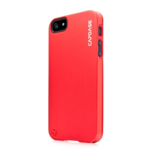 Металлический чехол CAPDASE Alumor Jacket для Apple iPhone 5/5S / iPhone SE - красный
