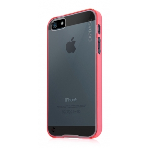 Силиконовый чехол CAPDASE Soft Jacket Fuze DS для Apple iPhone 5/5S / iPhone SE - красный