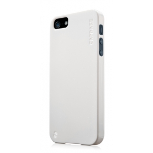 Силиконовый чехол с блестками CAPDASE Soft Jacket SPARKO для Apple iPhone 5/5S / iPhone SE - белый