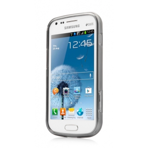 Силиконовый чехол CAPDASE Soft Jacket Xpose для Samsung Galaxy S Duos S7562 - серый