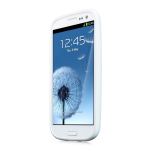 Силиконовый чехол CAPDASE Soft Jacket SPARKO для Samsung Galaxy SIII GT-I9300 - белый