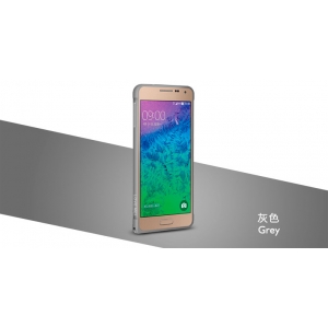 Металлический бампер Love Mei Curved Metal Bumper для Samsung Galaxy Alpha SM-G850E - серый