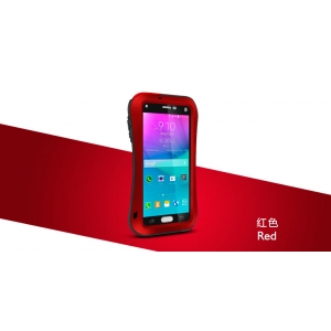 Противоударный, влагозащищенный чехол LOVE MEI POWERFUL small waist для Samsung Galaxy Note 4 - красный